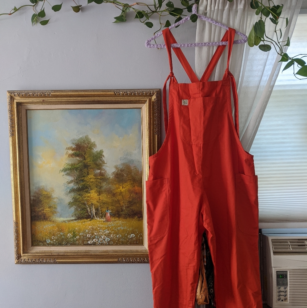 LUCY & YAK ORGANIC COTTON LUNA OVERALLS L 30"